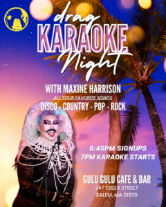 drag karaoke flyer